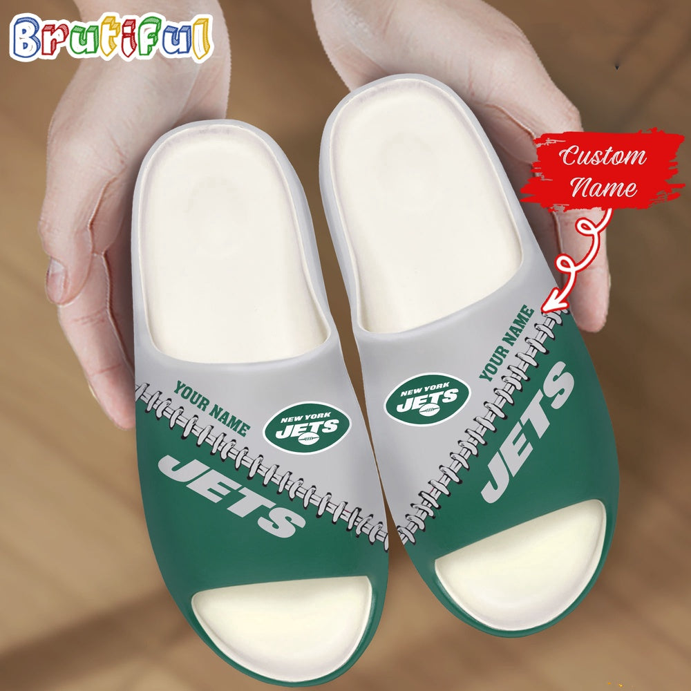 NFL New York Jets Slippers Football Comfortable Slippers