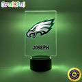 NFL Philadelphia Eagles Night Light Table Desk Lamp Stand Sports Fan LED Light