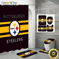 NFL Pittsburgh Steelers Shower Curtain Modern Bath Curtains