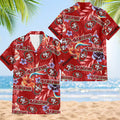 NFL San Francisco 49ers Football Team Flower Summer Design Hawaiian Button Shirt