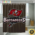 NFL Tampa Bay Buccaneers Buccaneers Shower Curtain Set For Bathroom Decor