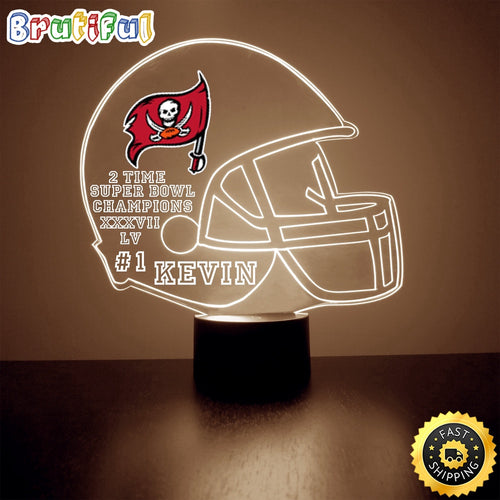 NFL Tampa Bay Buccaneers Night Light Football Sports Fan Led Light