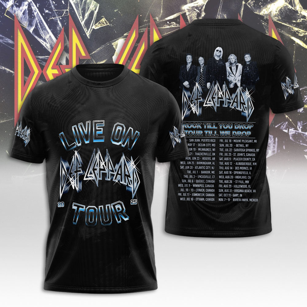 Def Leppard 3D Apparels – NGHIAVT 2438