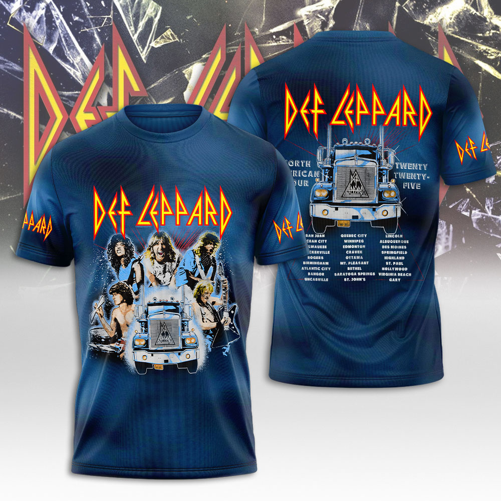 Def Leppard 3D Apparels – NGHIAVT 2440