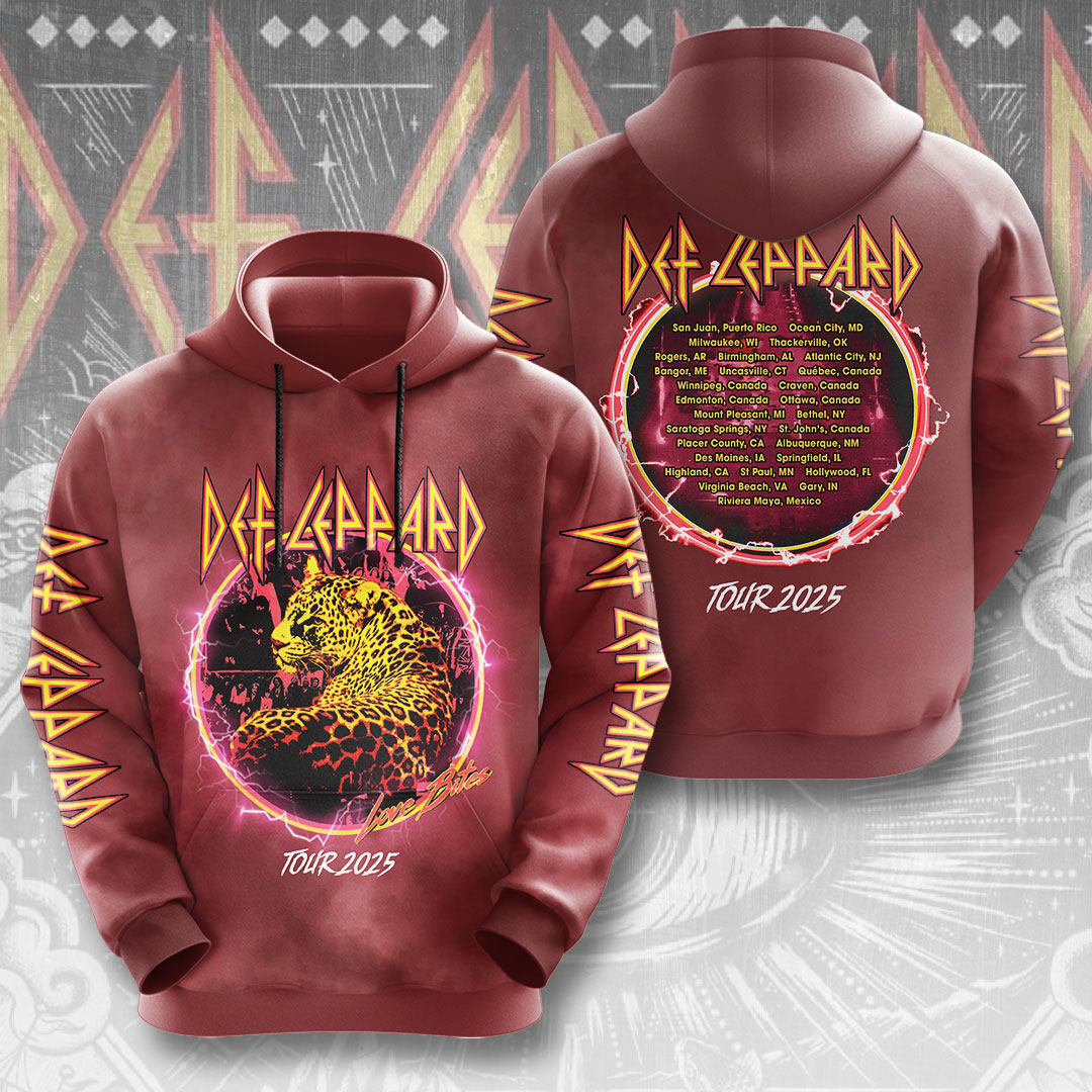 Def Leppard 3D Apparels – NGHIAVT 2443