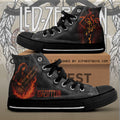 Led Zeppelin High Top Canvas Shoes – NGHIAVT 2672.7