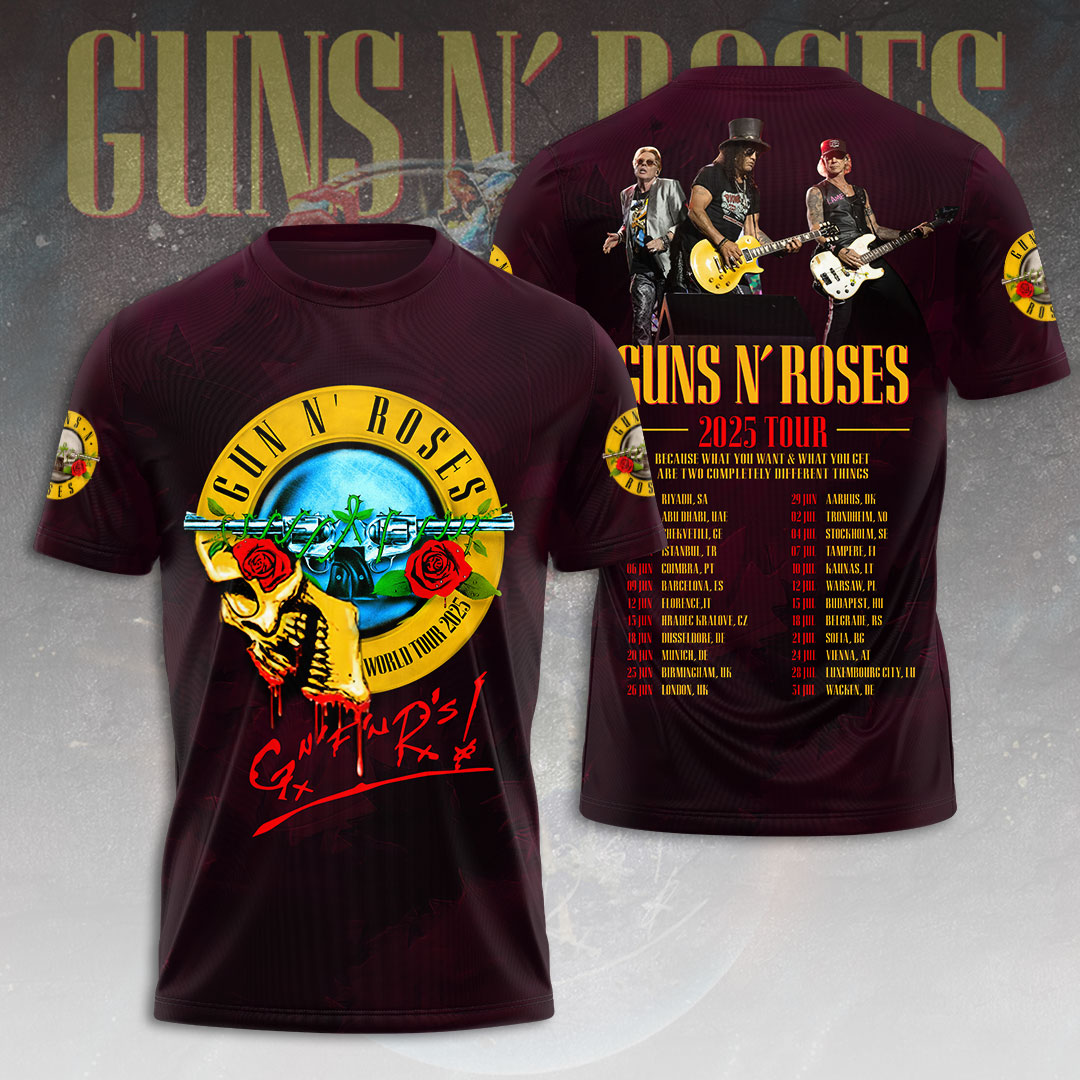 Guns N' Roses 3D Apparel – NGHIAVT 2855