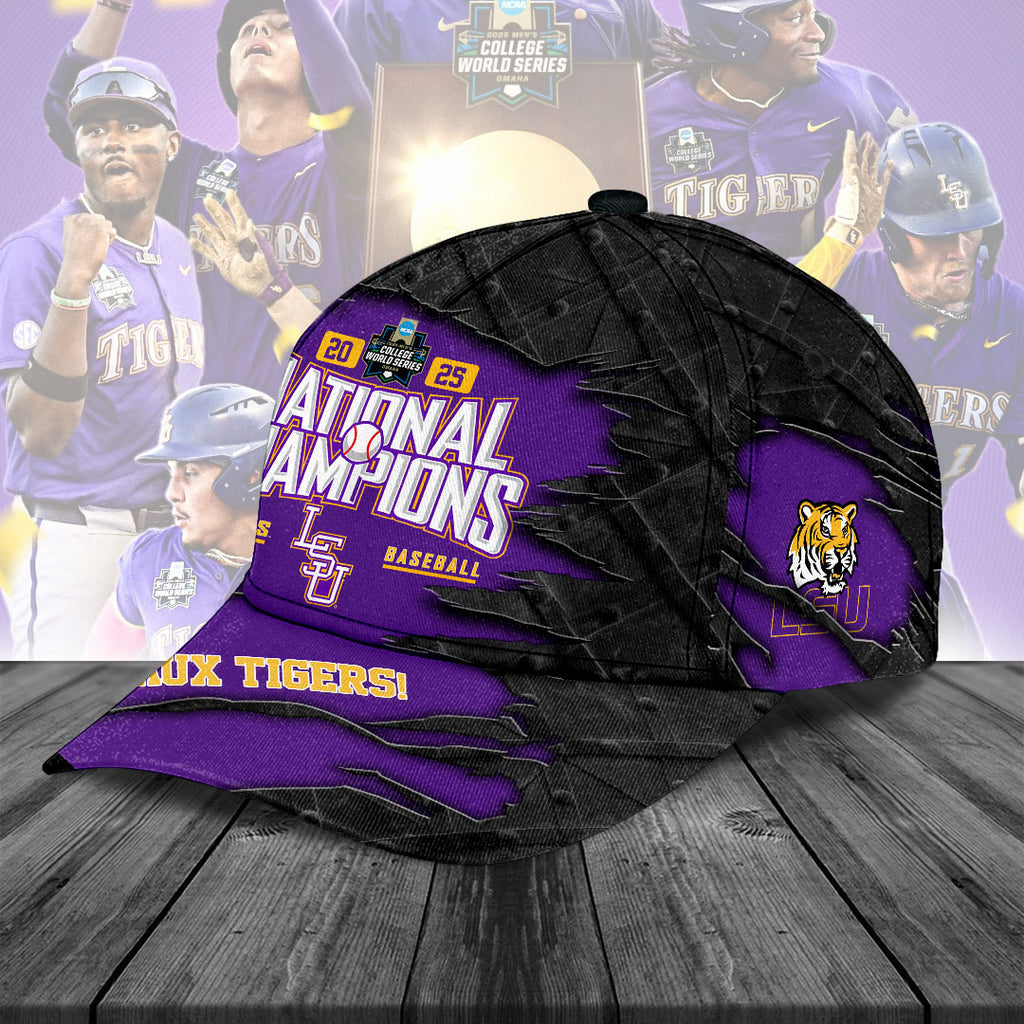 LSU Tigers Baseball 2025 National Champions Classic Cap – NGHIAVT 2901