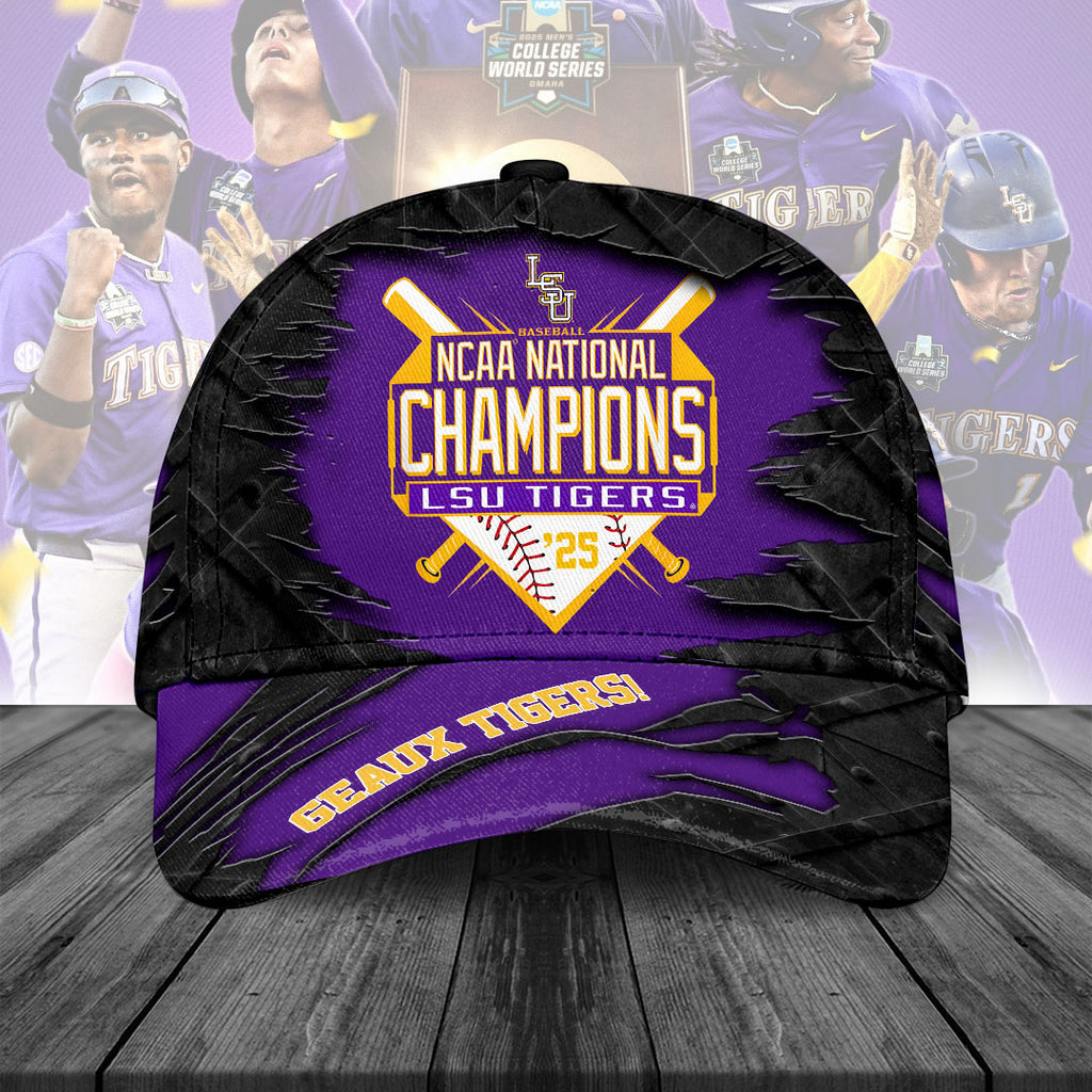 LSU Tigers Baseball 2025 National Champions Classic Cap – NGHIAVT 2902