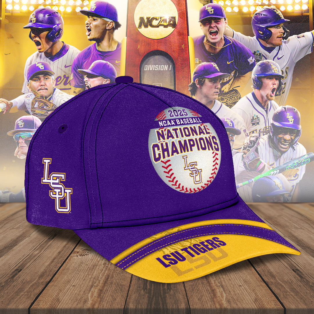 LSU Tigers Baseball 2025 National Champions Classic Cap – NGHIAVT 2904