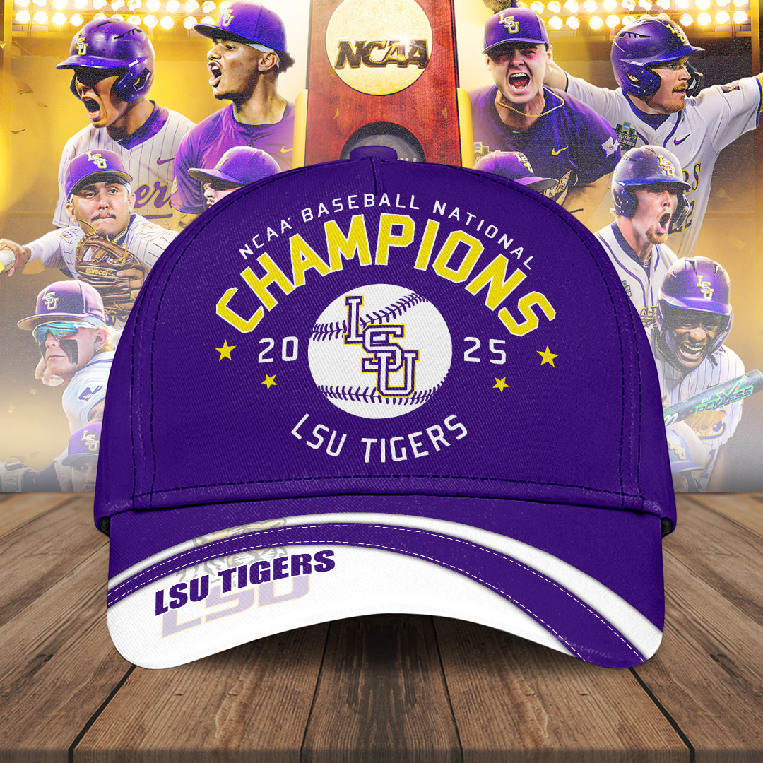 LSU Tigers Baseball 2025 National Champions Classic Cap – NGHIAVT 2905