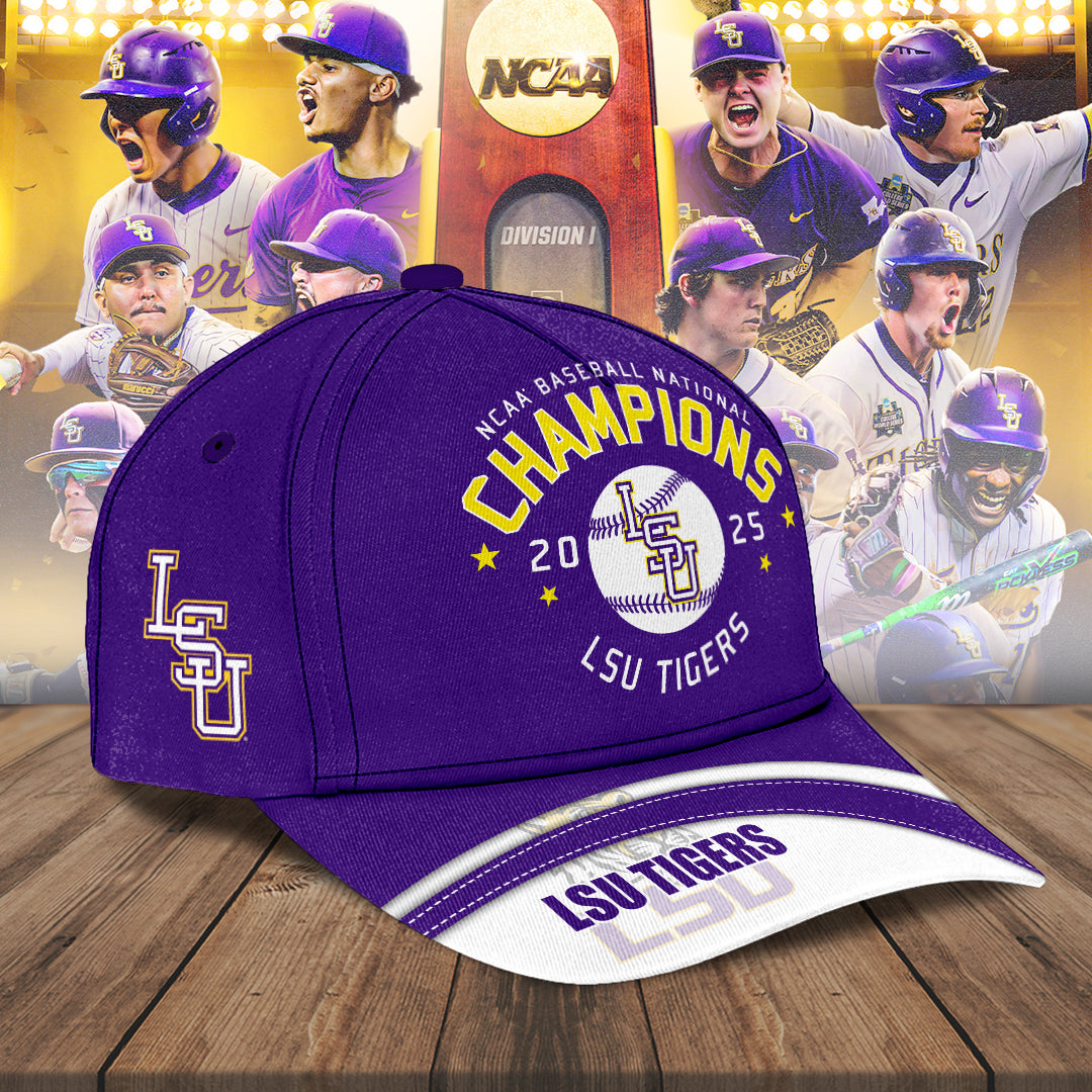 LSU Tigers Baseball 2025 National Champions Classic Cap – NGHIAVT 2905