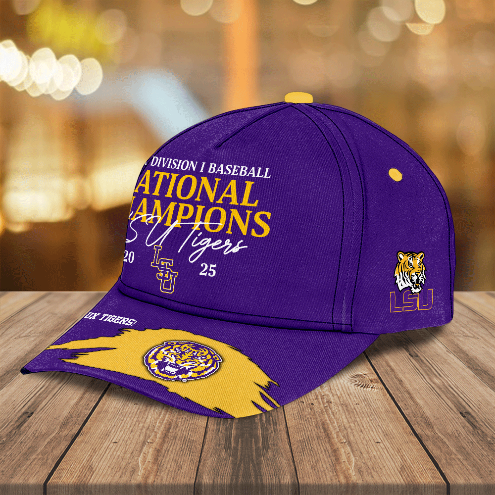 LSU Tigers Baseball 2025 National Champions Classic Cap – NGHIAVT 2909