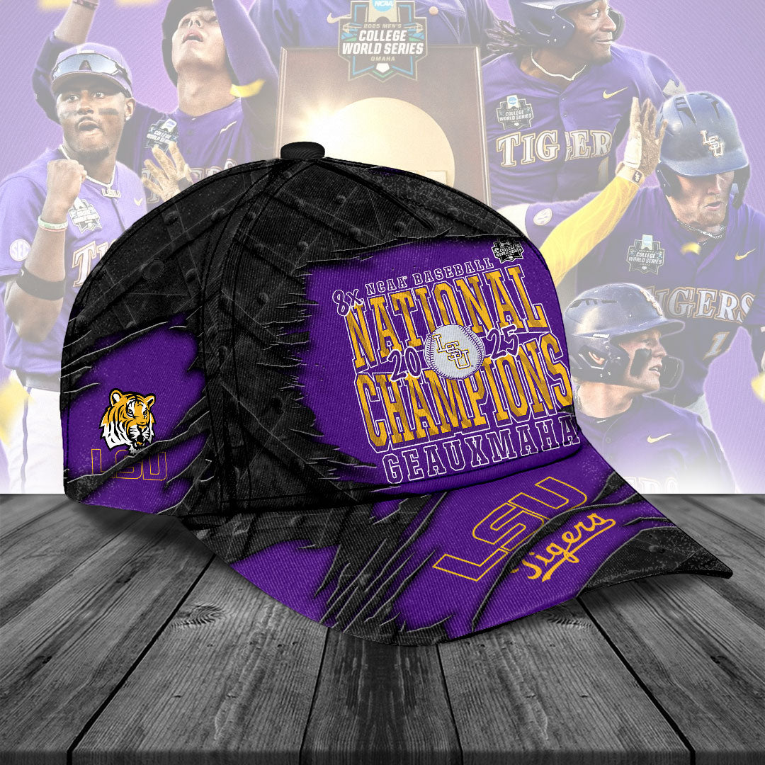LSU Tigers Baseball 2025 National Champions Classic Cap – NGHIAVT 2946