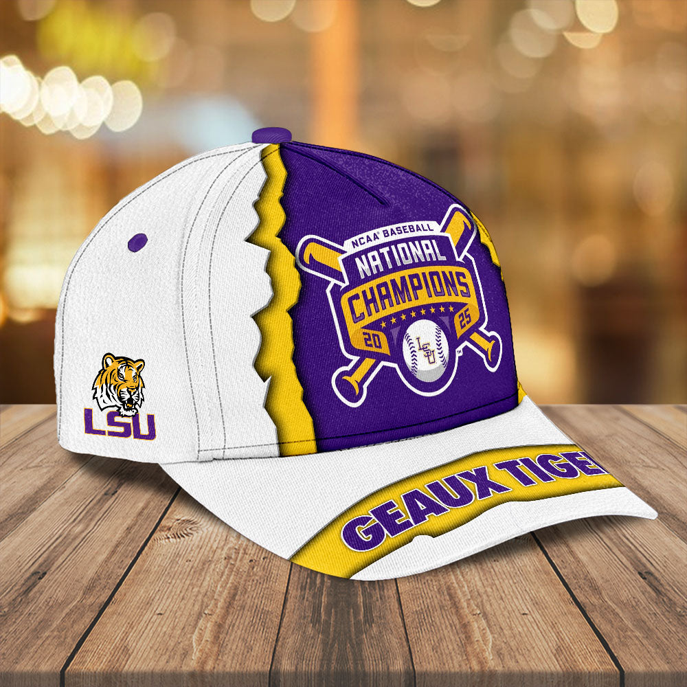 LSU Tigers Baseball 2025 National Champions Classic Cap – NGHIAVT 2971