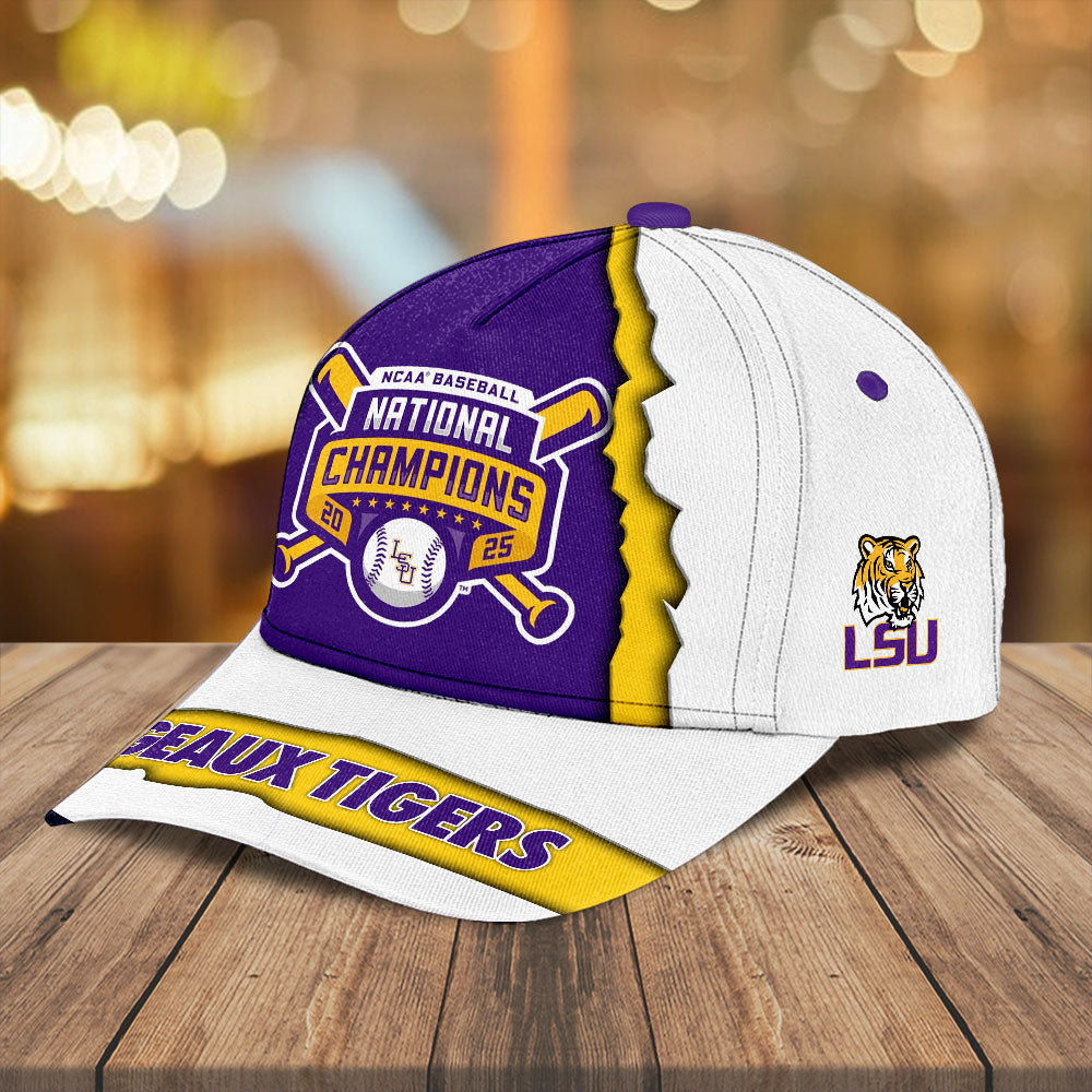 LSU Tigers Baseball 2025 National Champions Classic Cap – NGHIAVT 2971