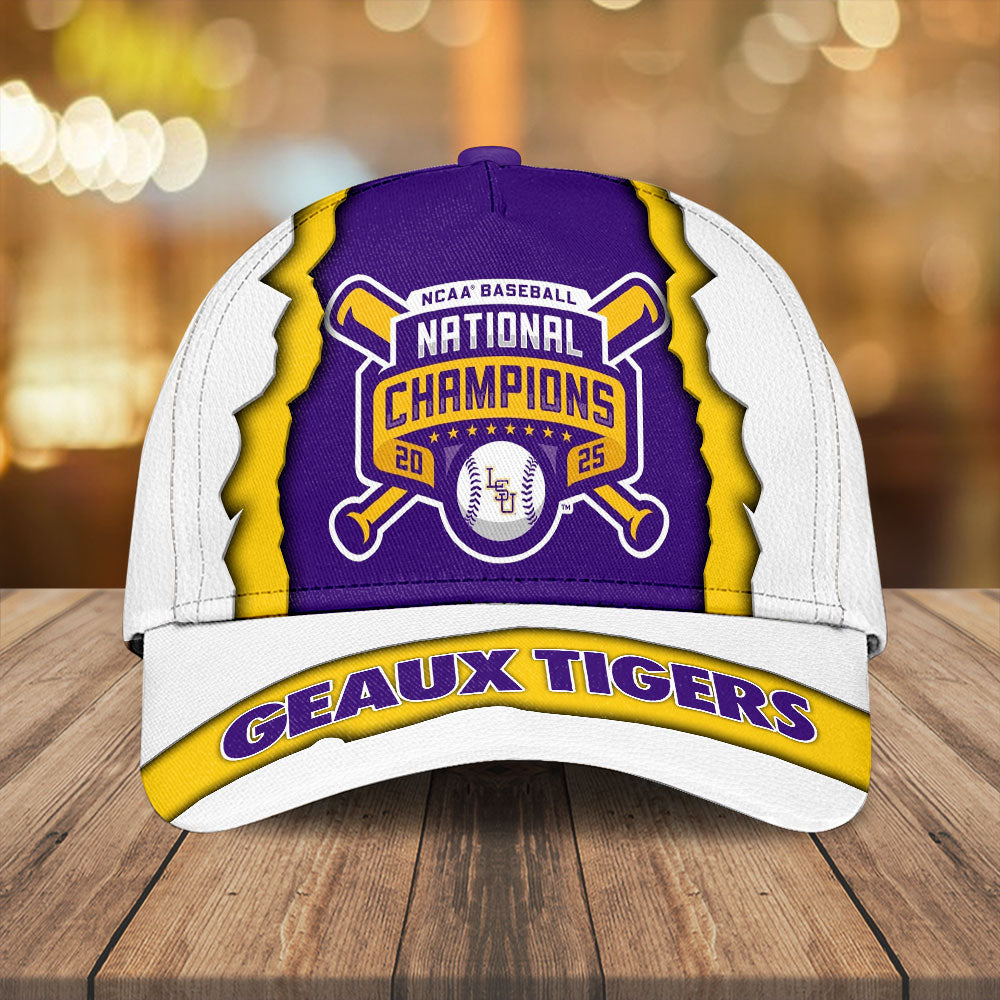 LSU Tigers Baseball 2025 National Champions Classic Cap – NGHIAVT 2971
