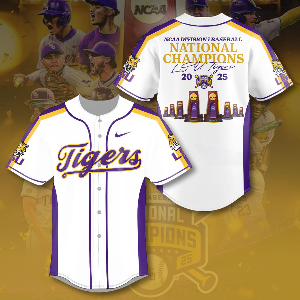 LSU Tigers Baseball Baseball Jersey – NGHIAVT 2974
