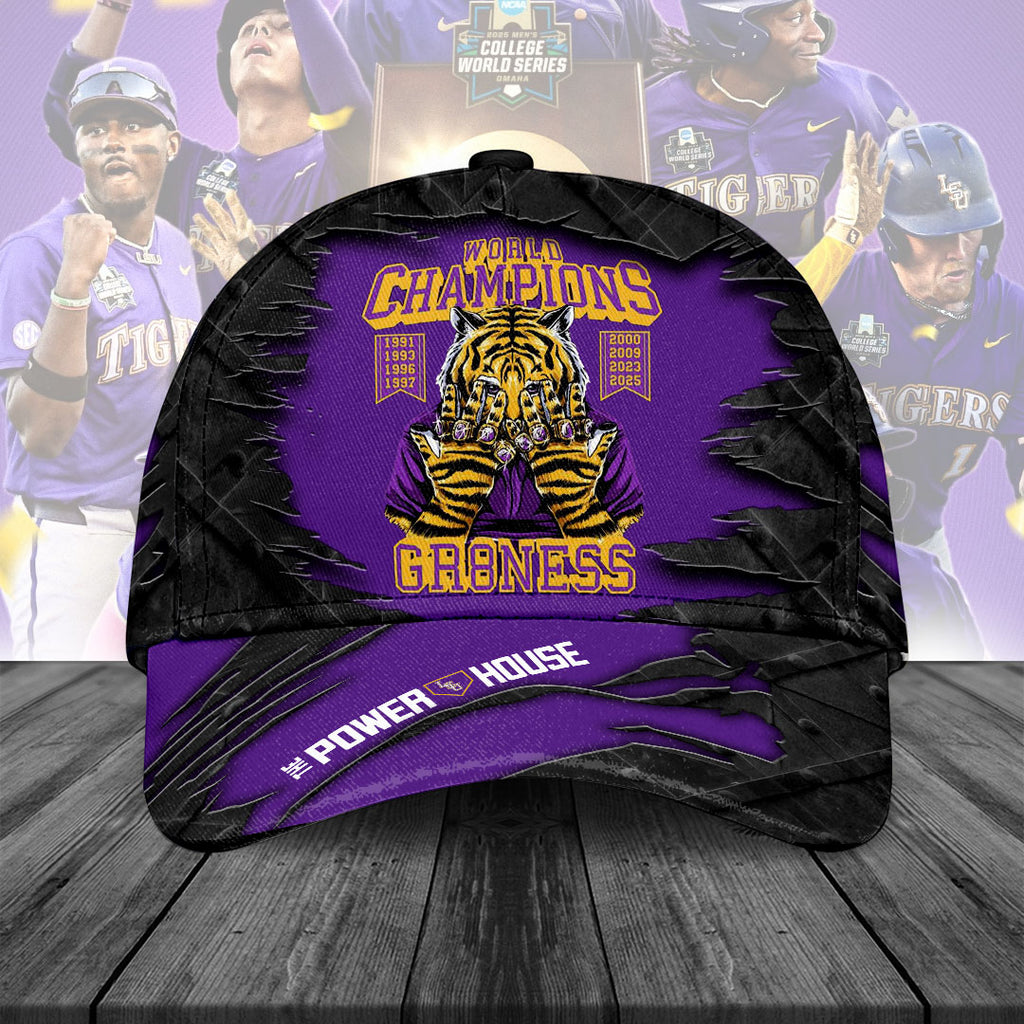 LSU Tigers Baseball 2025 National Champions Classic Cap – NGHIAVT 2980