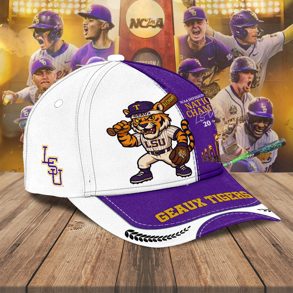 LSU Tigers Baseball 2025 National Champions Classic Cap – NGHIAVT 2996