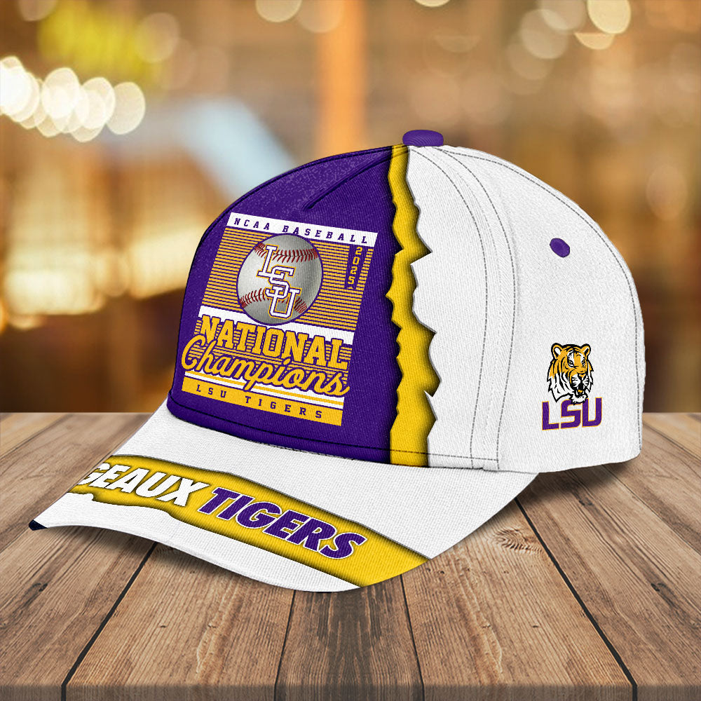 LSU Tigers Baseball 2025 National Champions Classic Cap – NGHIAVT 2998