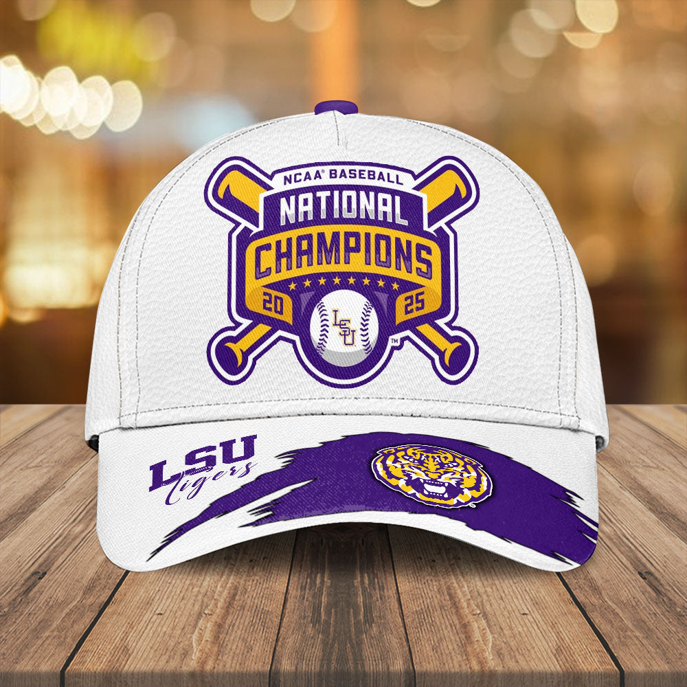 LSU Tigers Baseball 2025 National Champions Classic Cap – NGHIAVT 2999