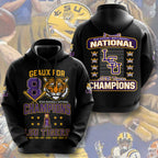 LSU Tigers Baseball 2025 National Champions 3D Apparel – NGHIAVT 3000