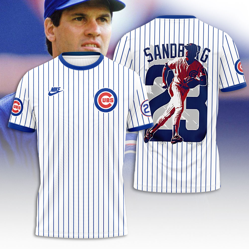Chicago Cubs x Ryne Sandberg 3D Apparel – NGHIAVT 3367