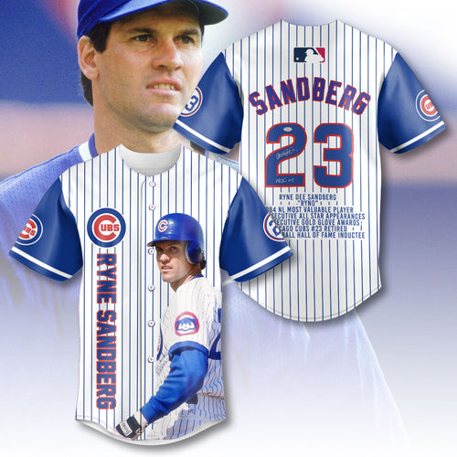 Chicago Cubs x Ryne Sandberg Baseball Jersey – NGHIAVT 3370
