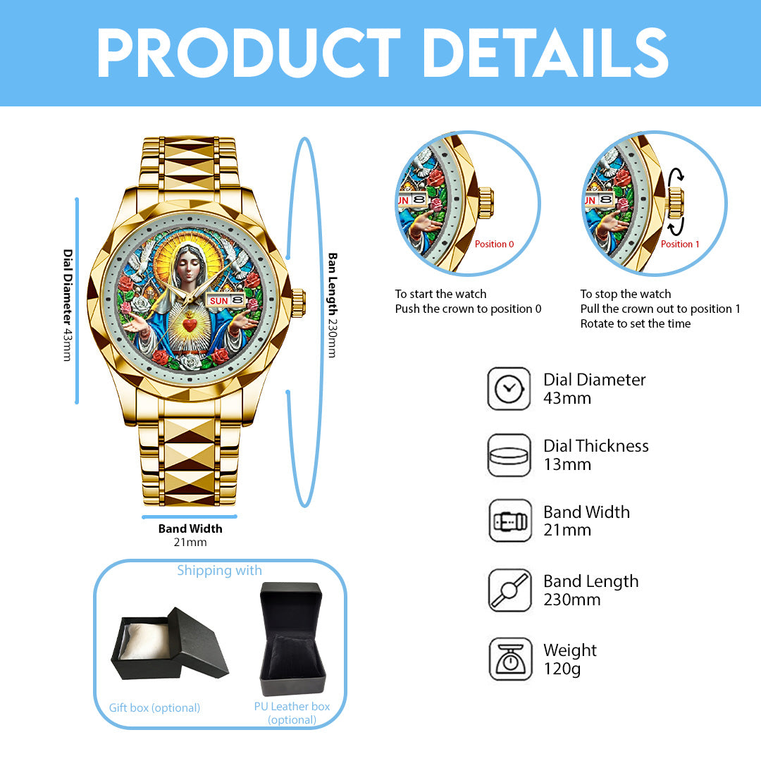 Maria Alloy Luxury Quartz Watch – NGHIAVT 3494