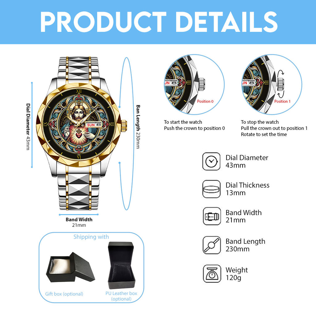God Is Good Alloy Luxury Quartz Watch – NGHIAVT 3501