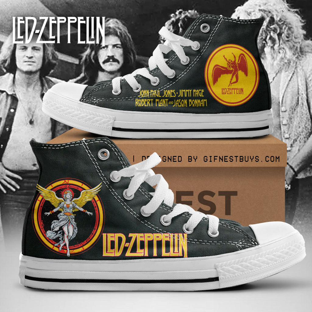 Led Zeppelin High Top Canvas Shoes – NGHIAVT3561.6