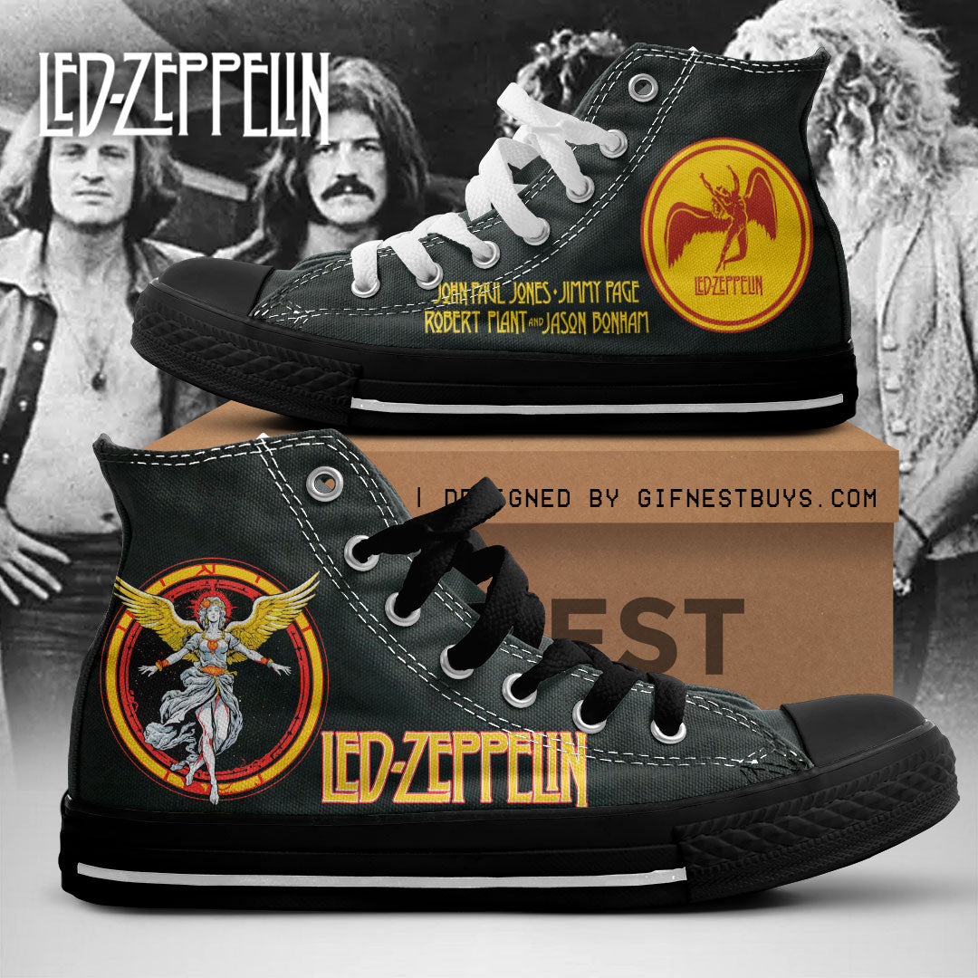 Led Zeppelin High Top Canvas Shoes – NGHIAVT3561.6
