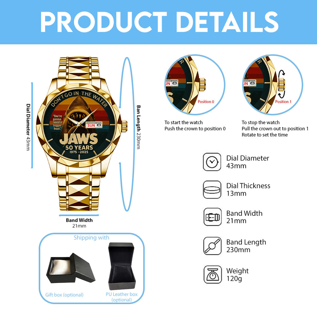 Jaws Alloy Luxury Quartz Watch – NGHIAVT3610