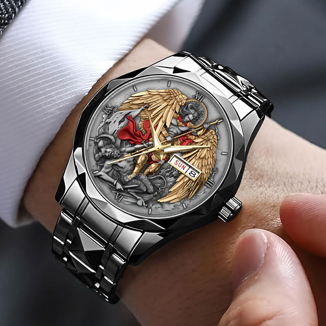 The Archangel Michael Alloy Luxury Quartz Watch – NGHIAVT3737