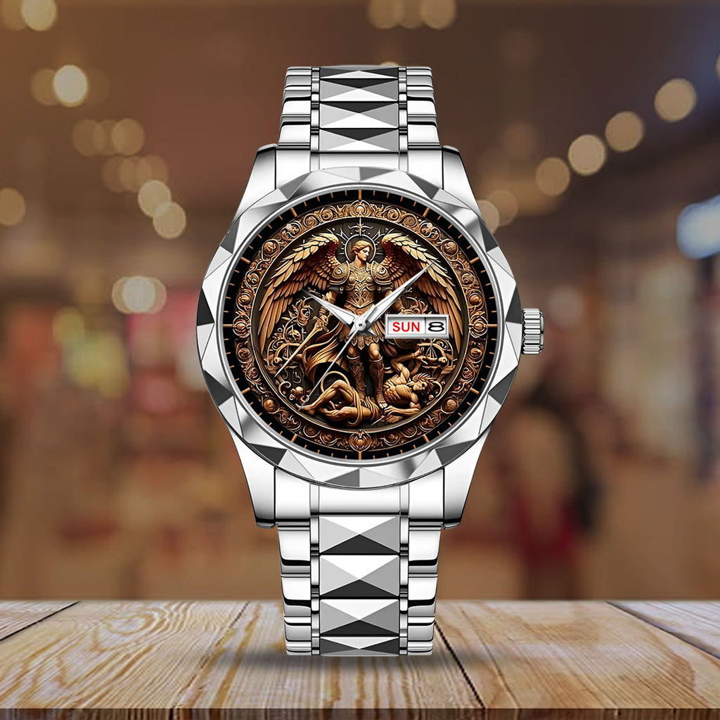The Archangel Michael Alloy Luxury Quartz Watch – NGHIAVT3740