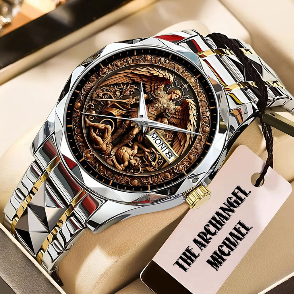 The Archangel Michael Alloy Luxury Quartz Watch – NGHIAVT3740