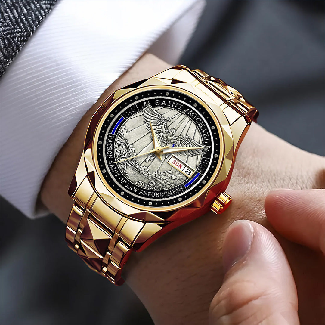 The Archangel Michael Alloy Luxury Quartz Watch – NGHIAVT3826