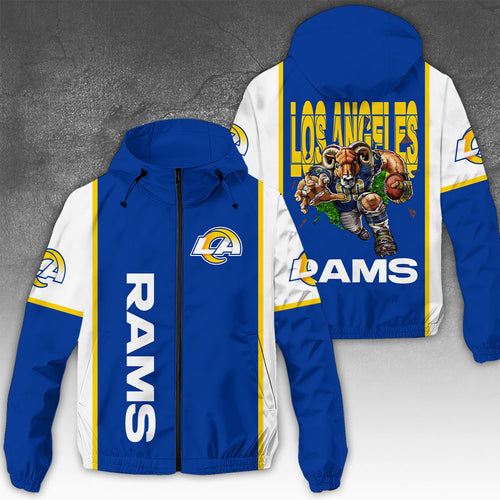 Los Angeles Rams 3D Windbreaker Jacket – NGHIAVT3935
