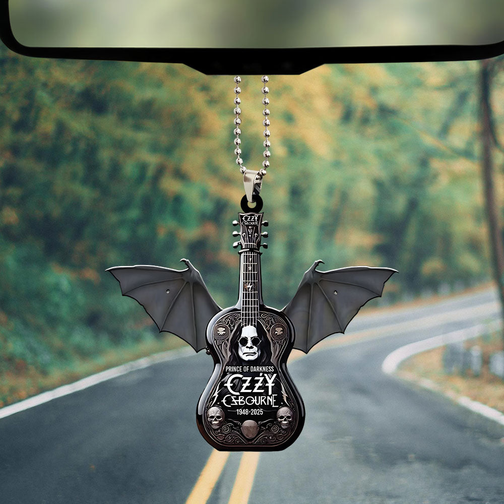 Ozzy Osbourne Custom Shape 2-sided Acrylic Car Ornament – NGHIAVT5149