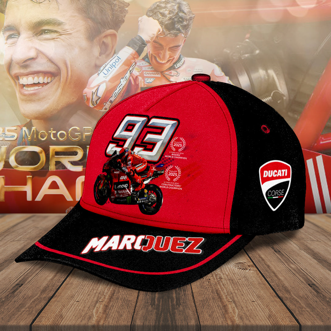 Ducati Lenovo Team x Marc Márquez 2025 Classic Cap – NGHIAVT5161