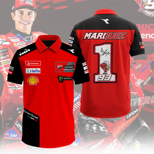 Ducati Lenovo Team x Marc Márquez 2025 3D Apparel – NGHIAVT5162