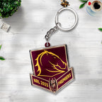 Brisbane Broncos 2025 Custom Shape 2-sided Keychain – NGHIAVT5184