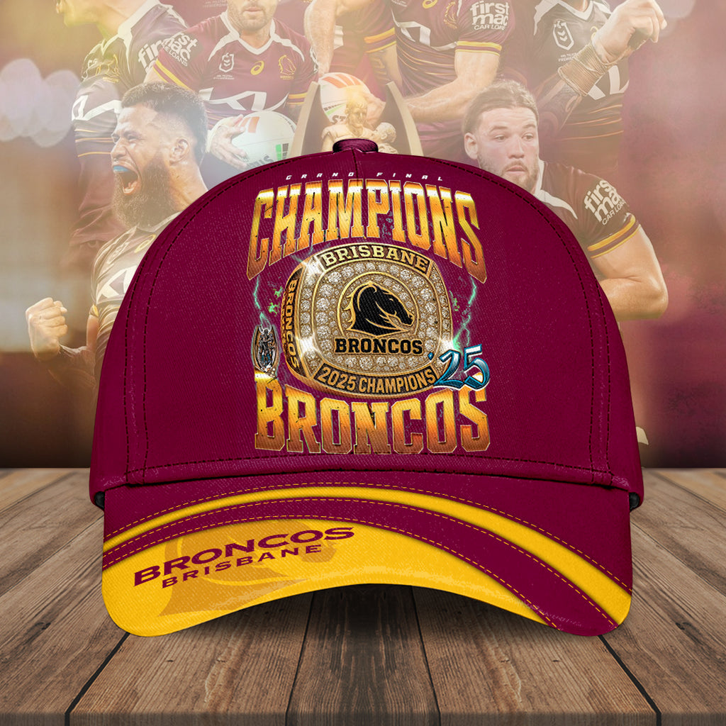 Brisbane Broncos 2025 Classic Cap – NGHIAVT5188