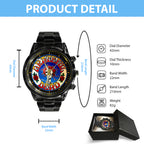Grateful Dead Black Stainless Steel Watch – NGHIAVT5211