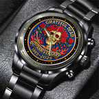 Grateful Dead Black Stainless Steel Watch – NGHIAVT5212