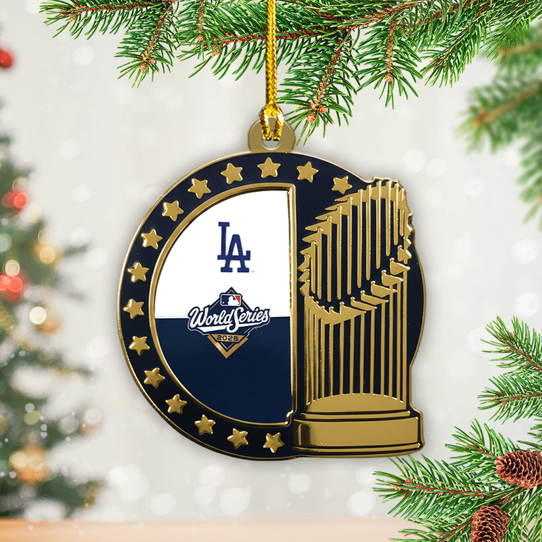 Los Angeles Dodgers 2025 Custom Shape 2-sided Acrylic Ornament – NGHIAVT5361