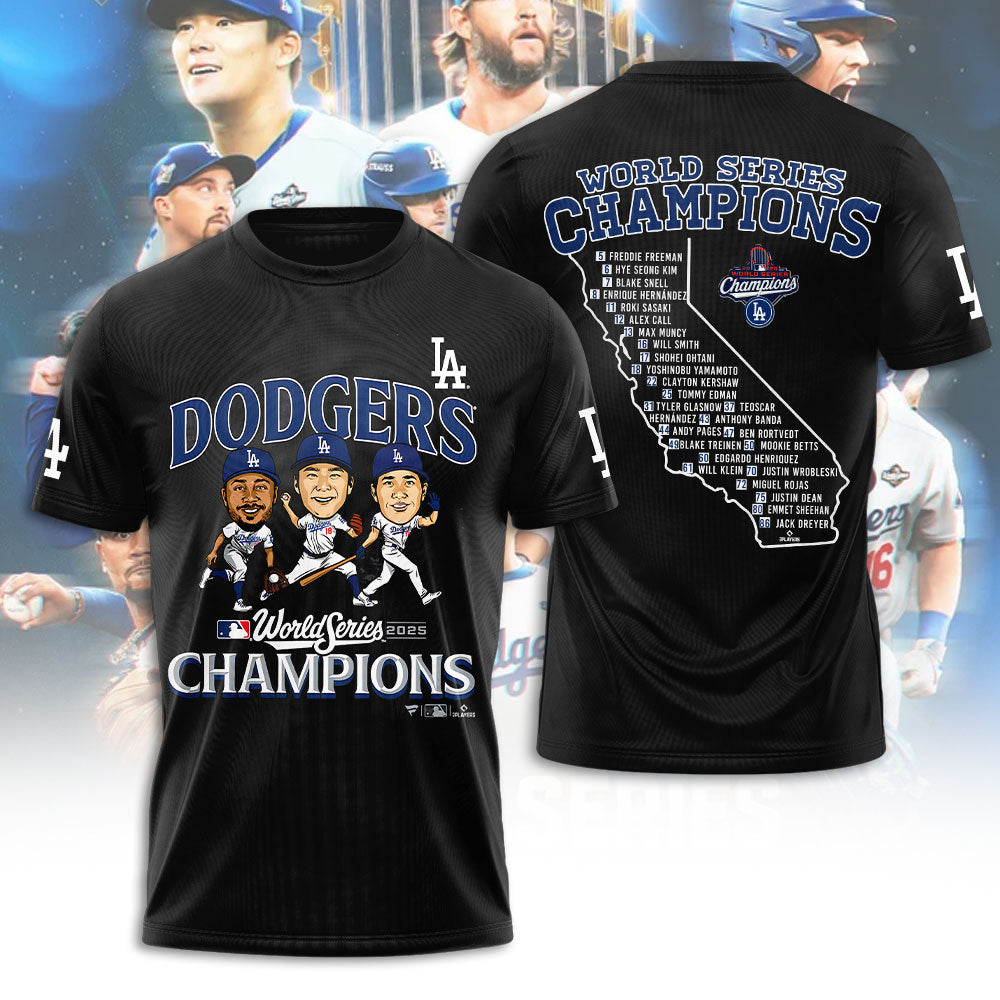 Los Angeles Dodgers 3D Apparel – NGHIAVT5476