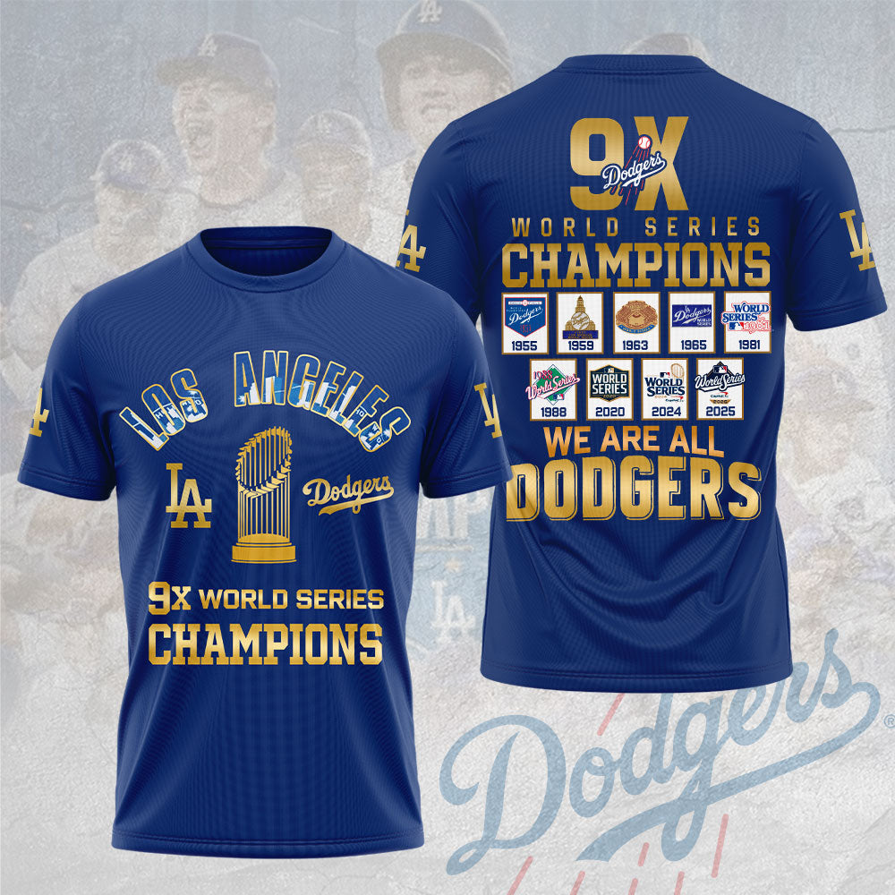 Los Angeles Dodgers 3D Apparel – NGHIAVT5480