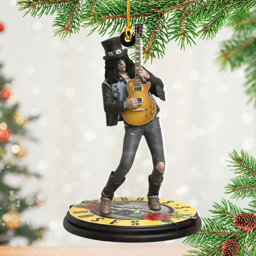 6PCS Guns N' Roses 2025 Custom Shape 2-Side Printed Acrylic Ornament – NGHIAVT5723